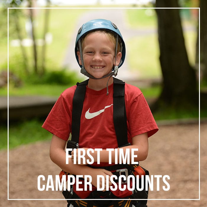 first time camper discounts